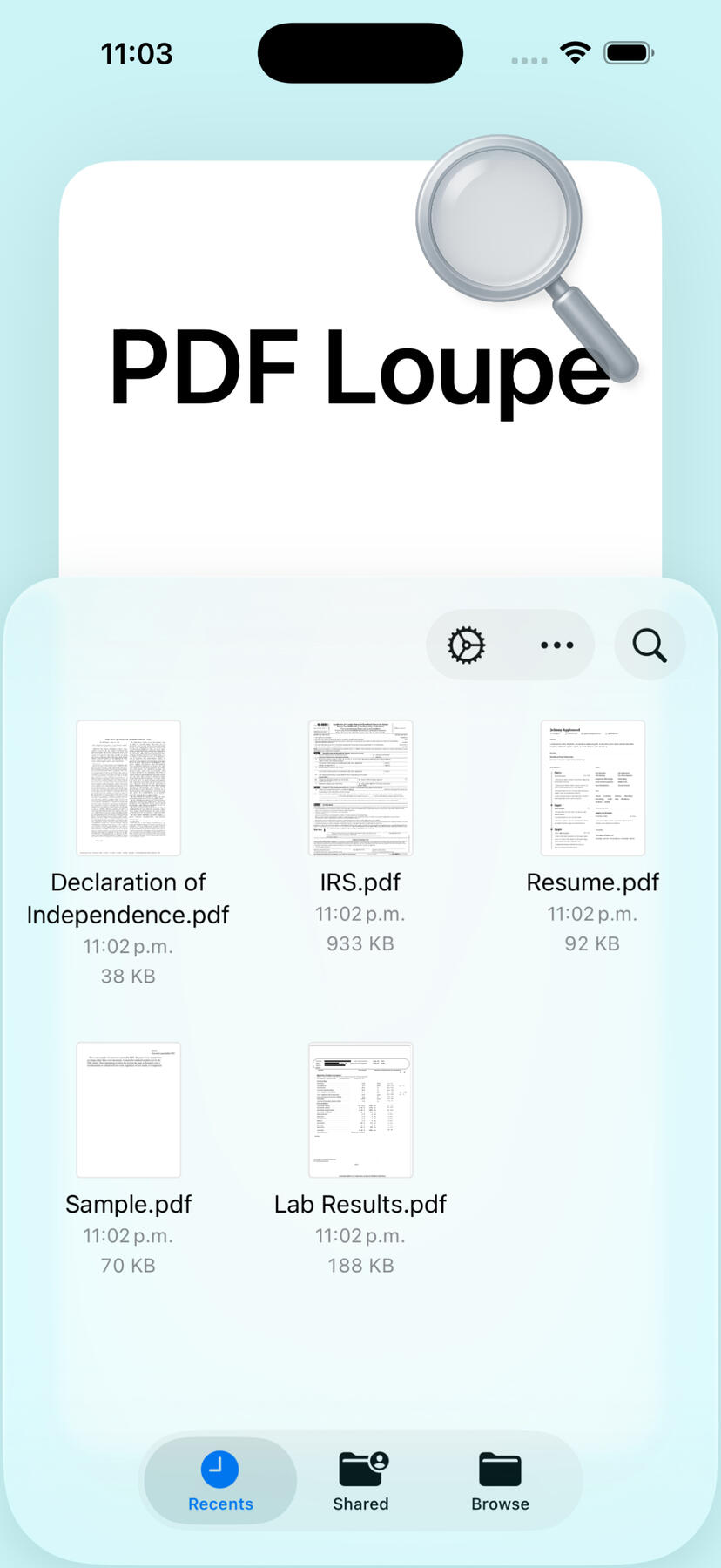 Main Screen